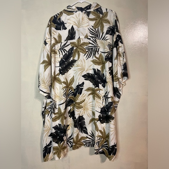 Men’s foundry 4XL button down tropical Hawaiian shirt rayon vacation - Picture 4 of 6